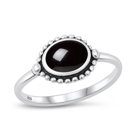 Silver Stone Ring