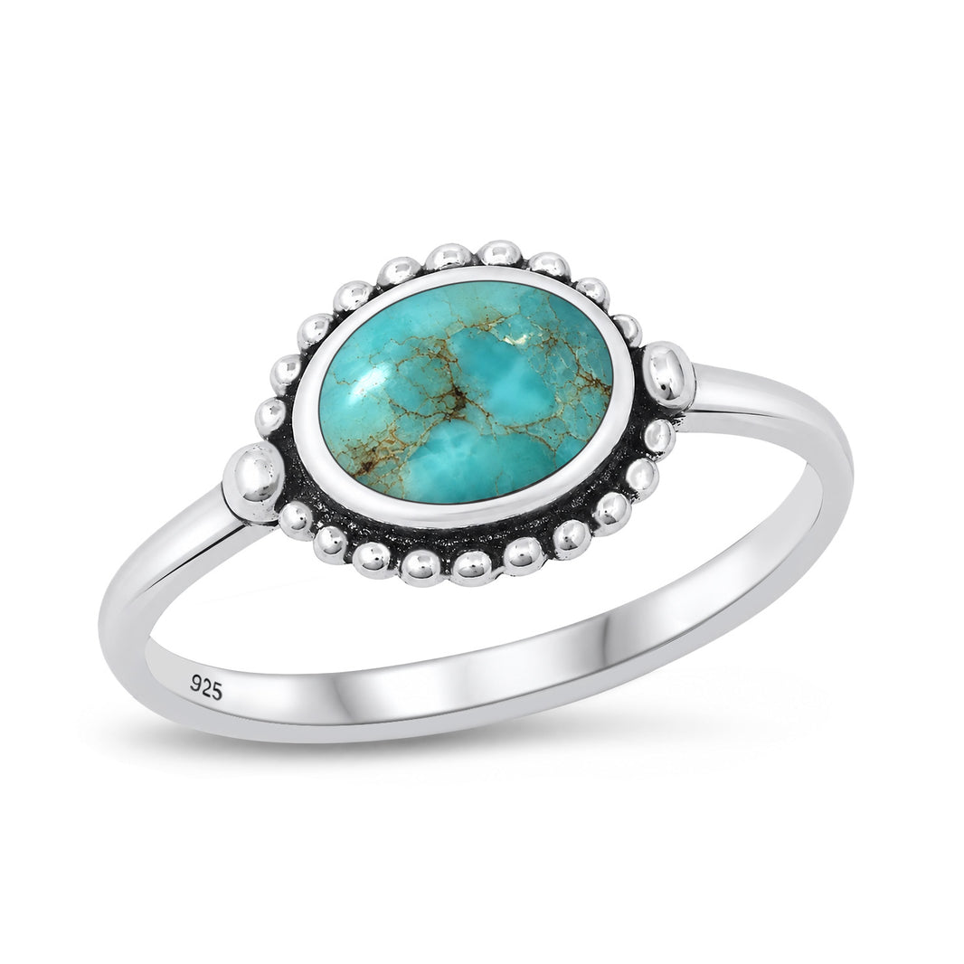 Silver Stone Ring