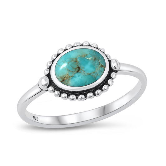 Silver Stone Ring