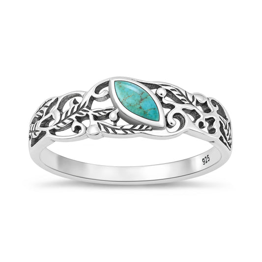 Silver Stone Ring