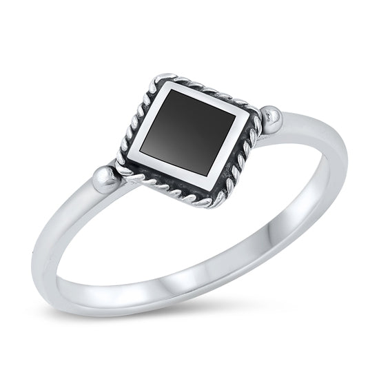 Silver Stone Ring