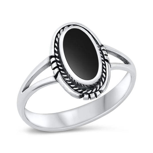 Silver Stone Ring