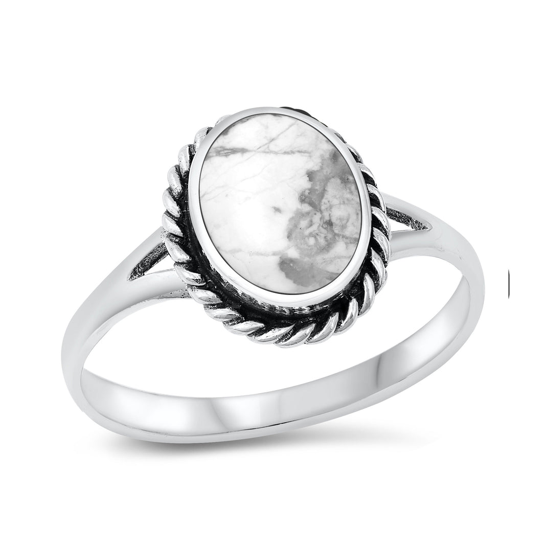 Silver Stone Ring