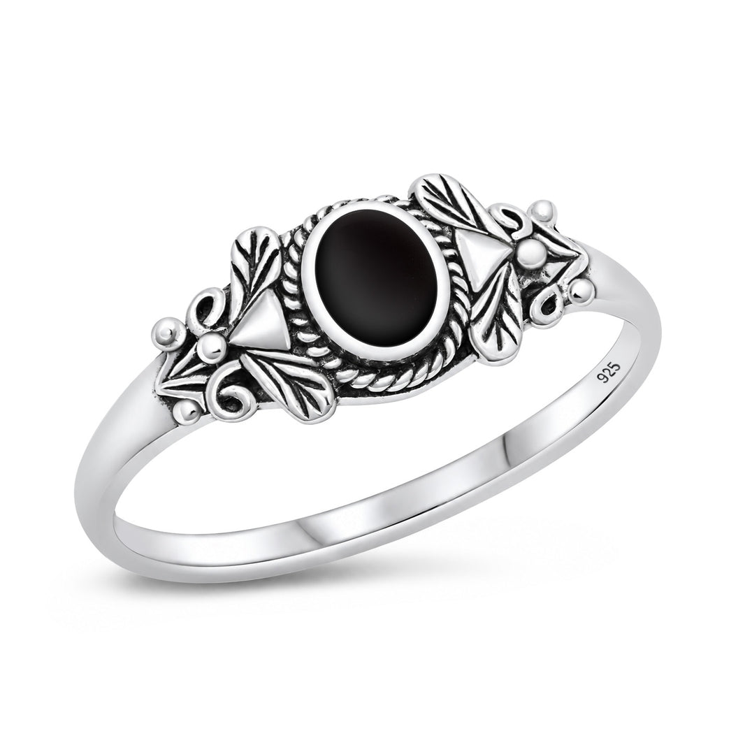 Silver Stone Ring