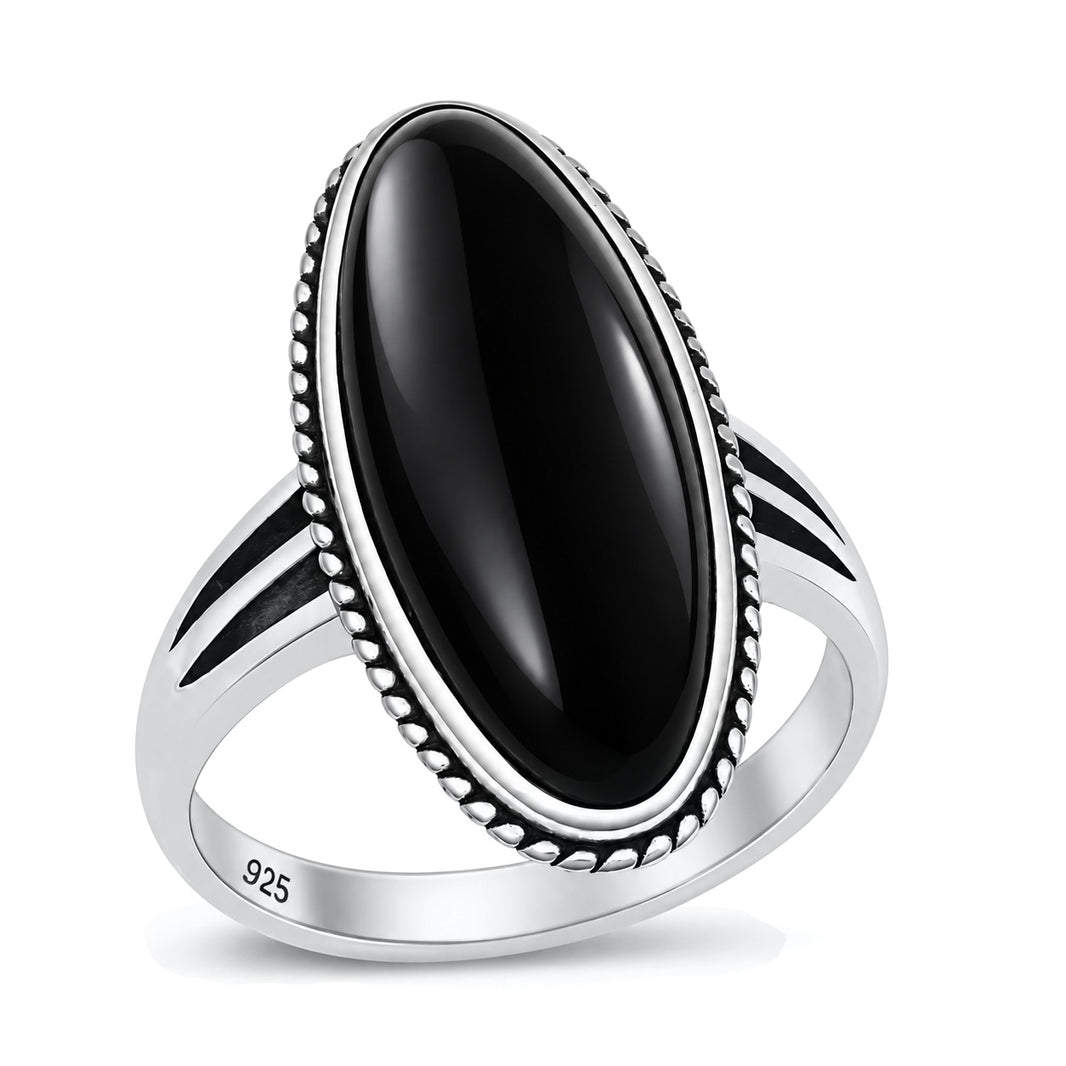 Silver Stone Ring