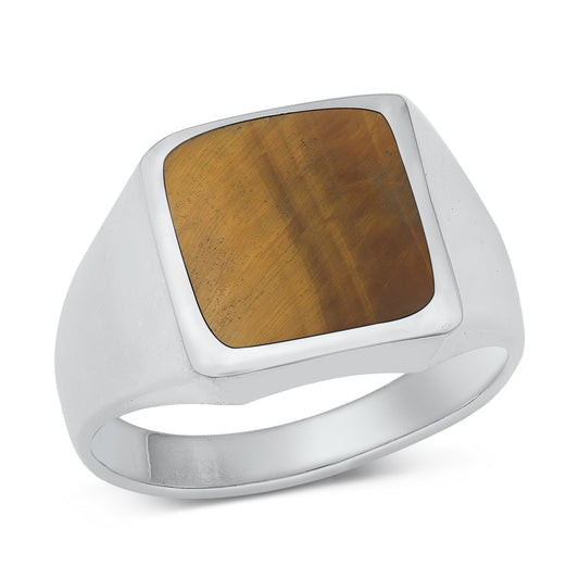 Silver Stone Ring