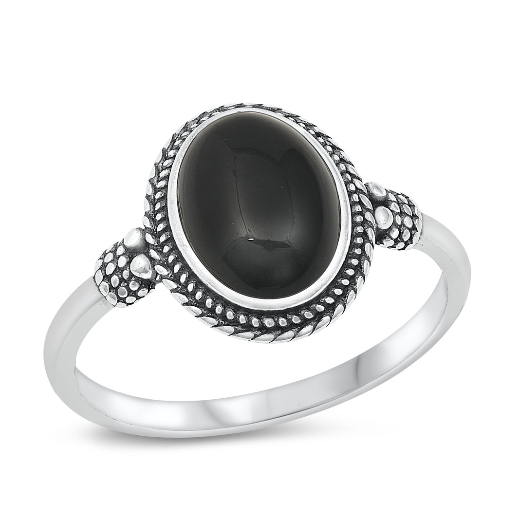 Silver Stone Ring