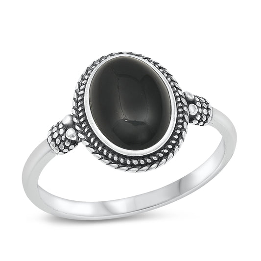 Silver Stone Ring