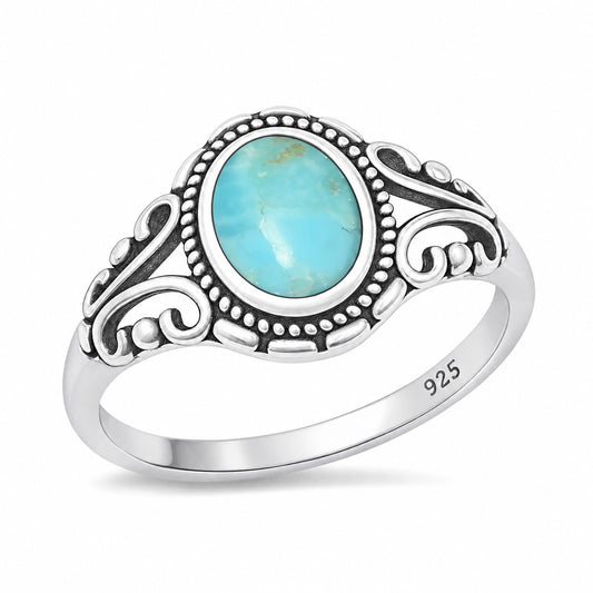 Silver Stone Ring
