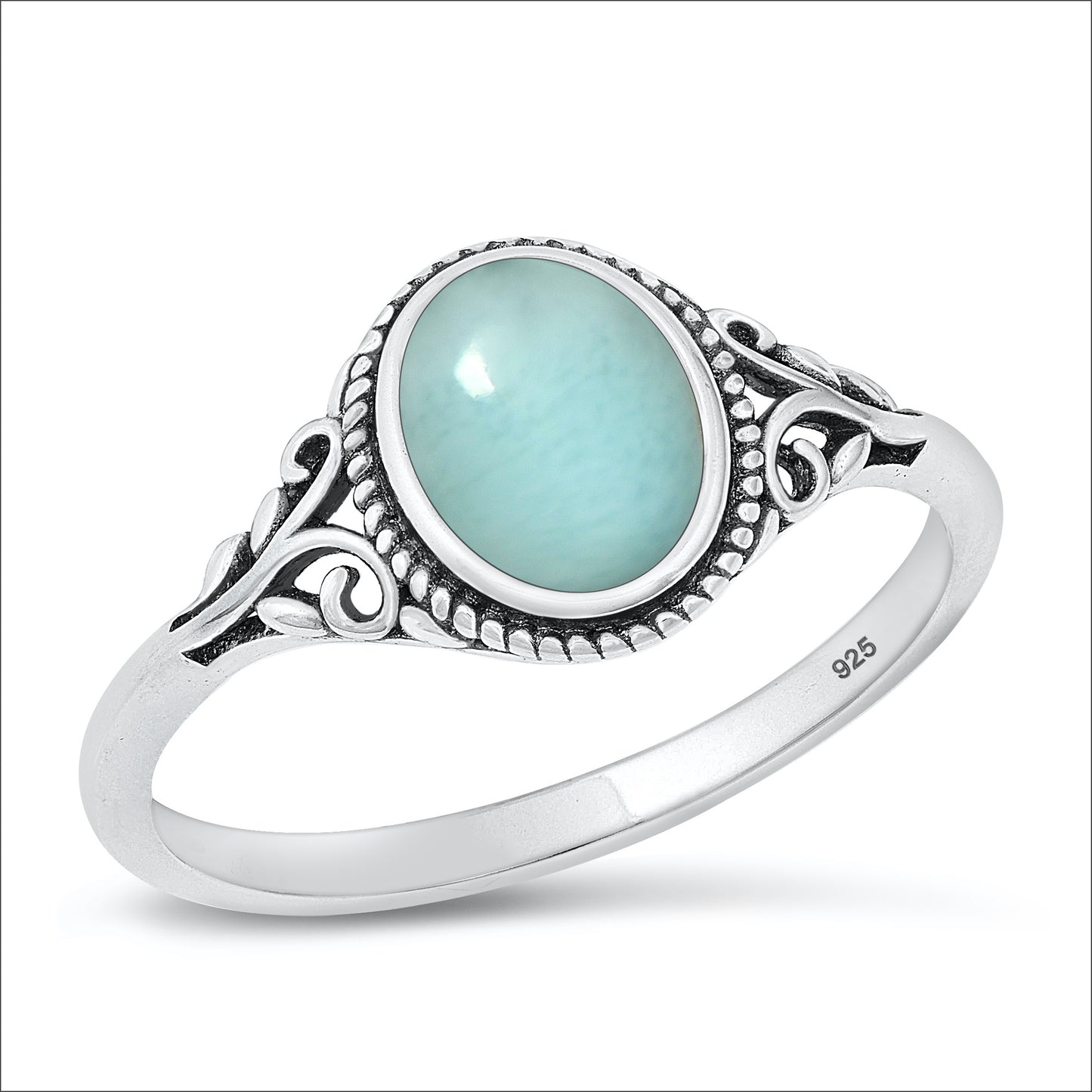 Silver Stone Ring