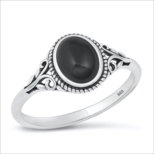 Silver Stone Ring