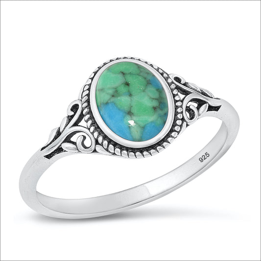 Silver Stone Ring