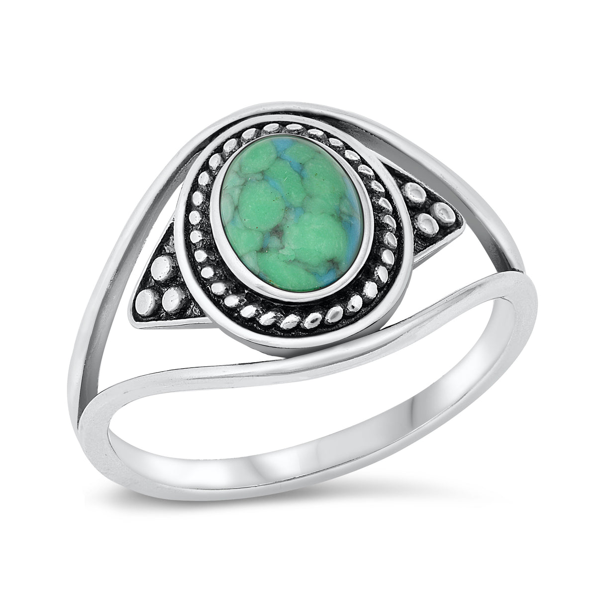 Silver Stone Ring