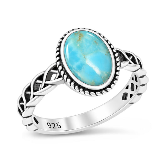Silver Stone Ring