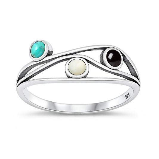 Silver Stone Ring