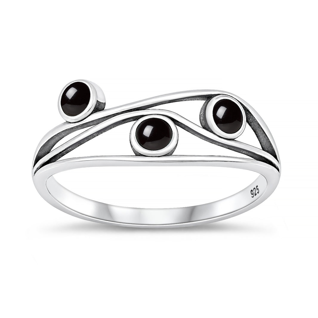 Silver Stone Ring