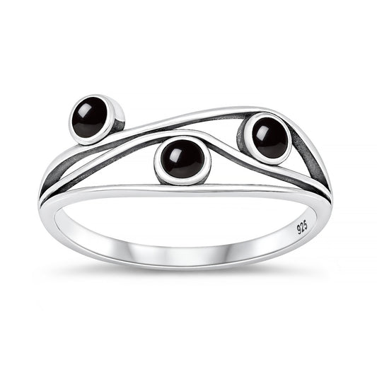 Silver Stone Ring