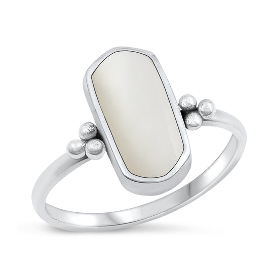 Silver Stone Ring