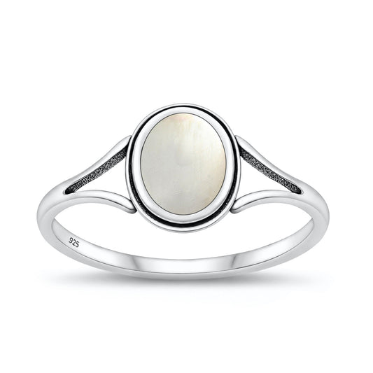Silver Stone Ring