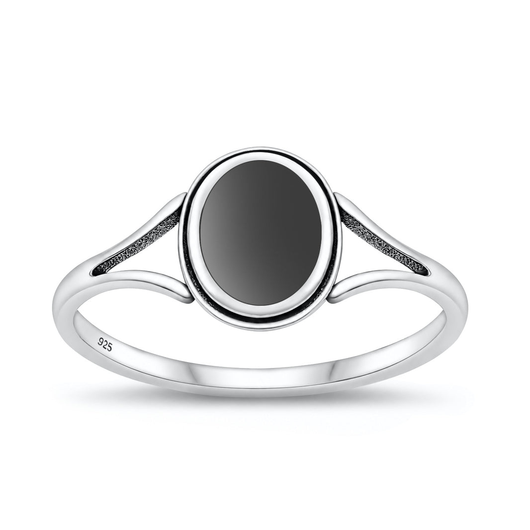 Silver Stone Ring