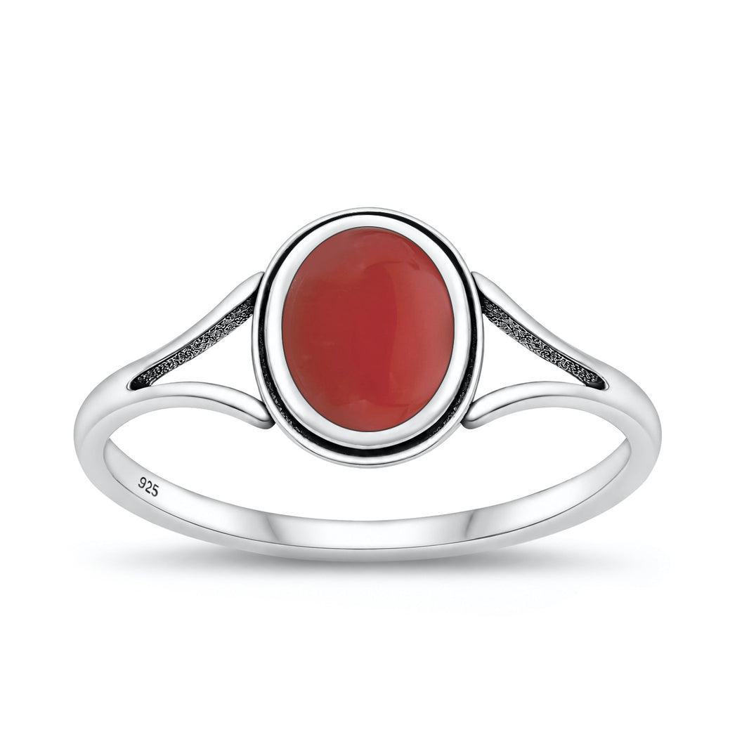 Silver Stone Ring