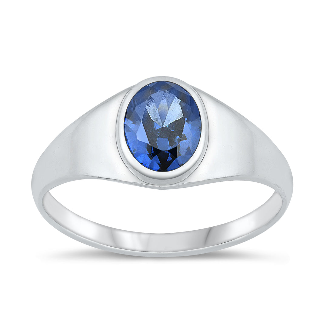 Silver CZ Ring