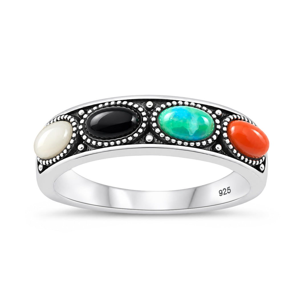 Silver Stone Ring