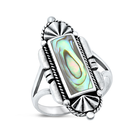 Silver Stone Ring