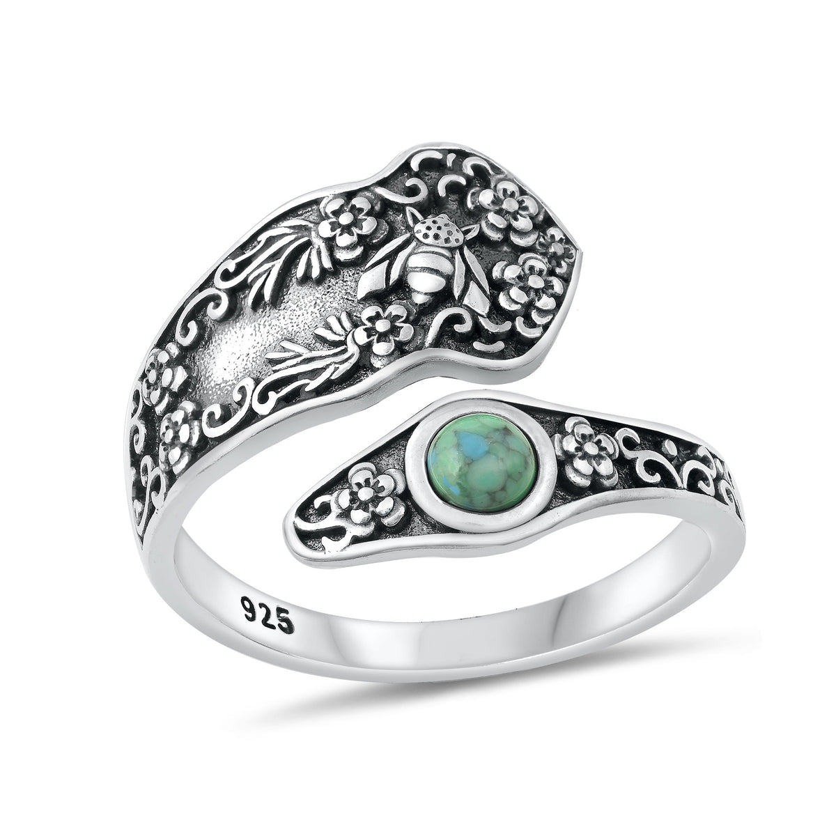Silver Stone Ring - Nature