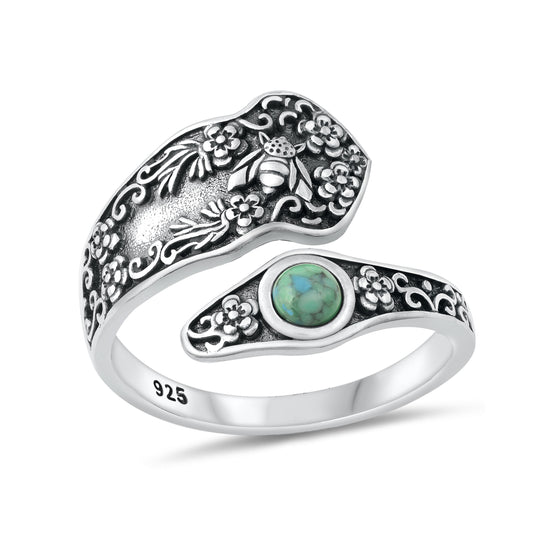 Silver Stone Ring - Nature
