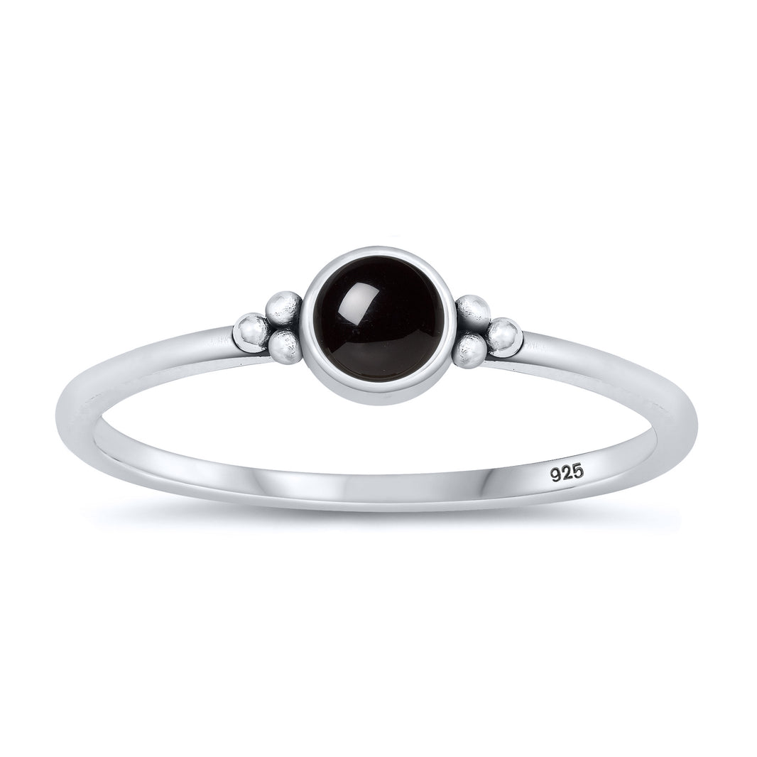 Silver Stone Ring