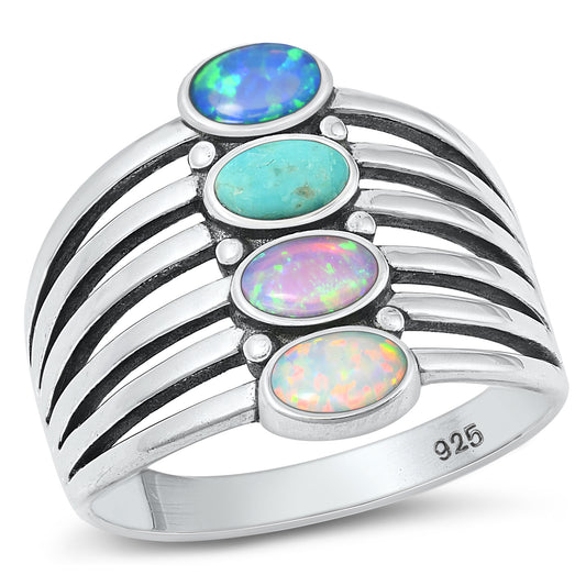 Silver Stone Ring