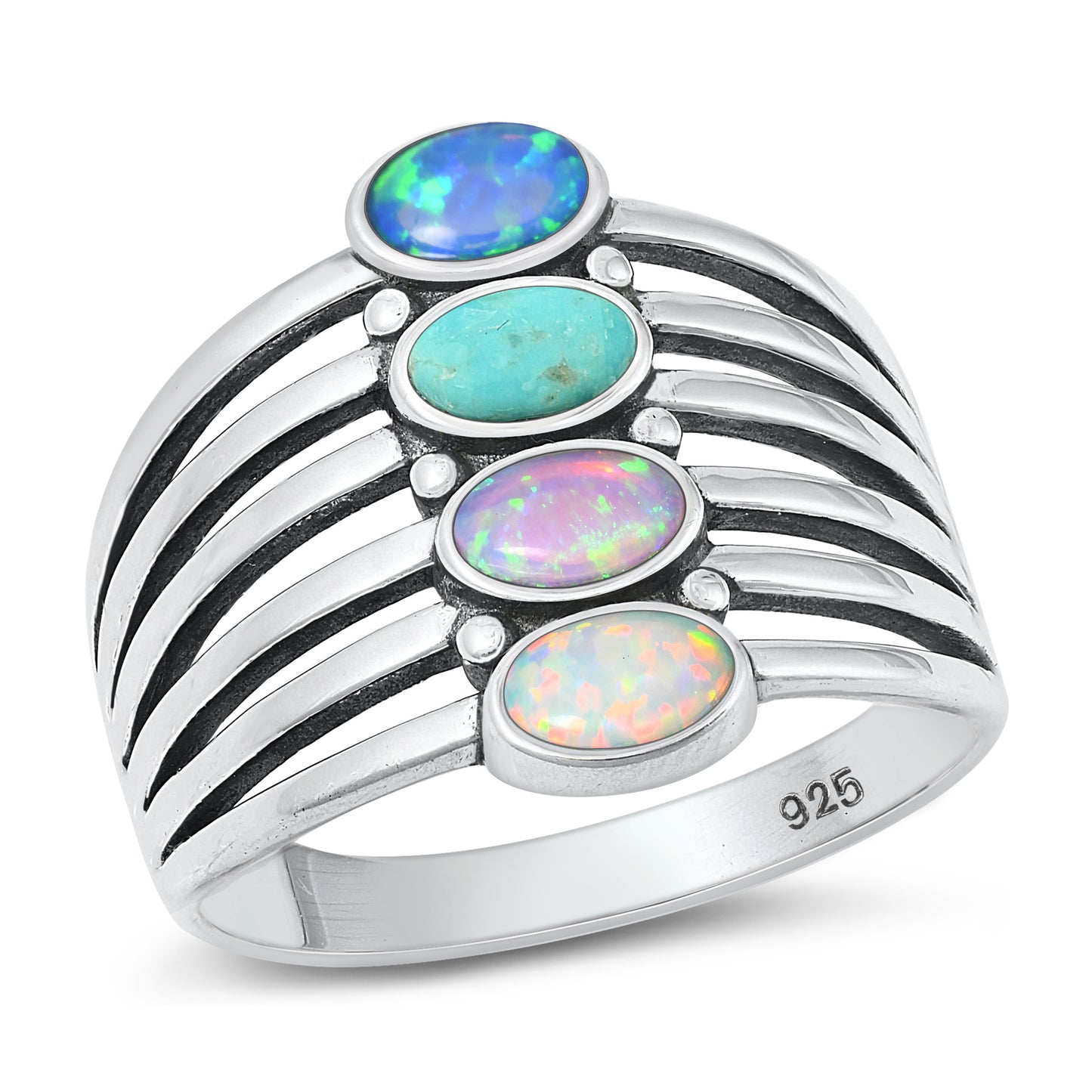 Silver Stone Ring