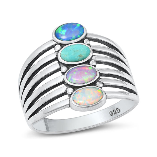 Silver Stone Ring