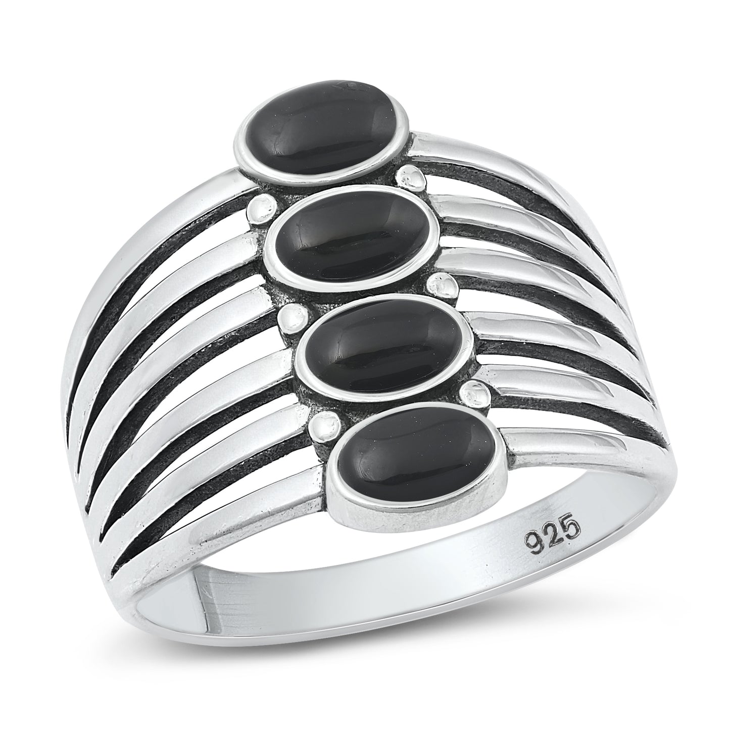 Silver Stone Ring