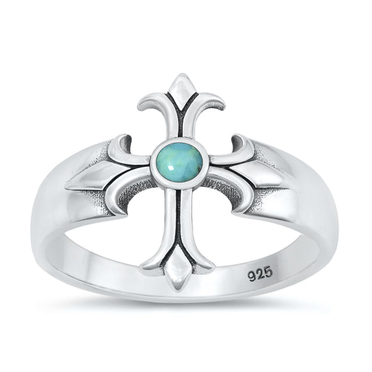 Silver Ring - Cross