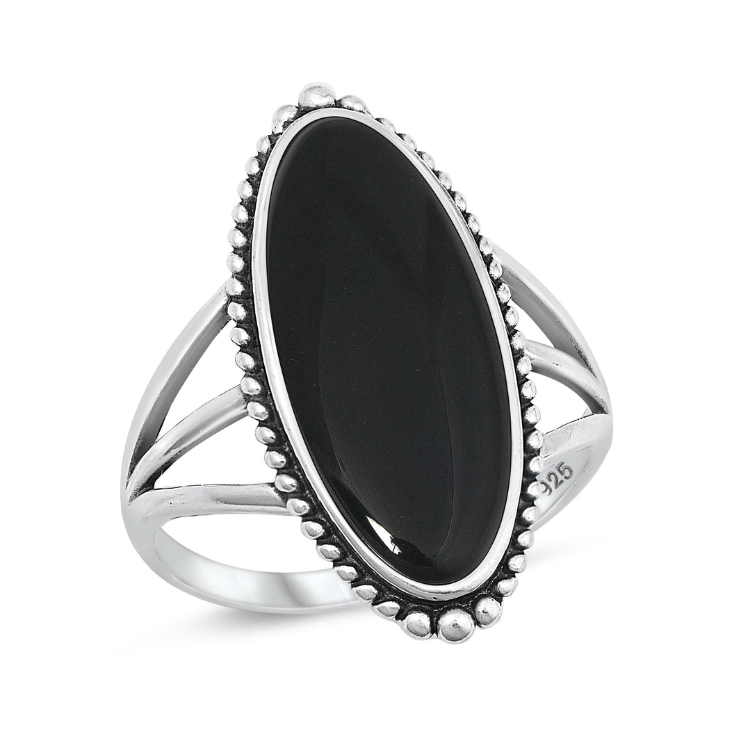 Silver Stone Ring
