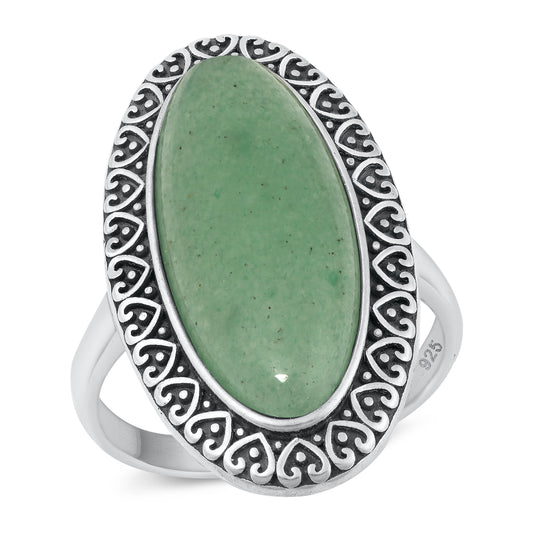 Silver Stone Ring