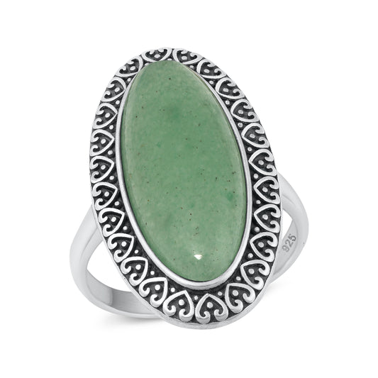 Silver Stone Ring