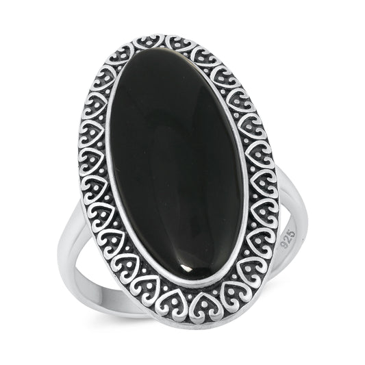 Silver Stone Ring