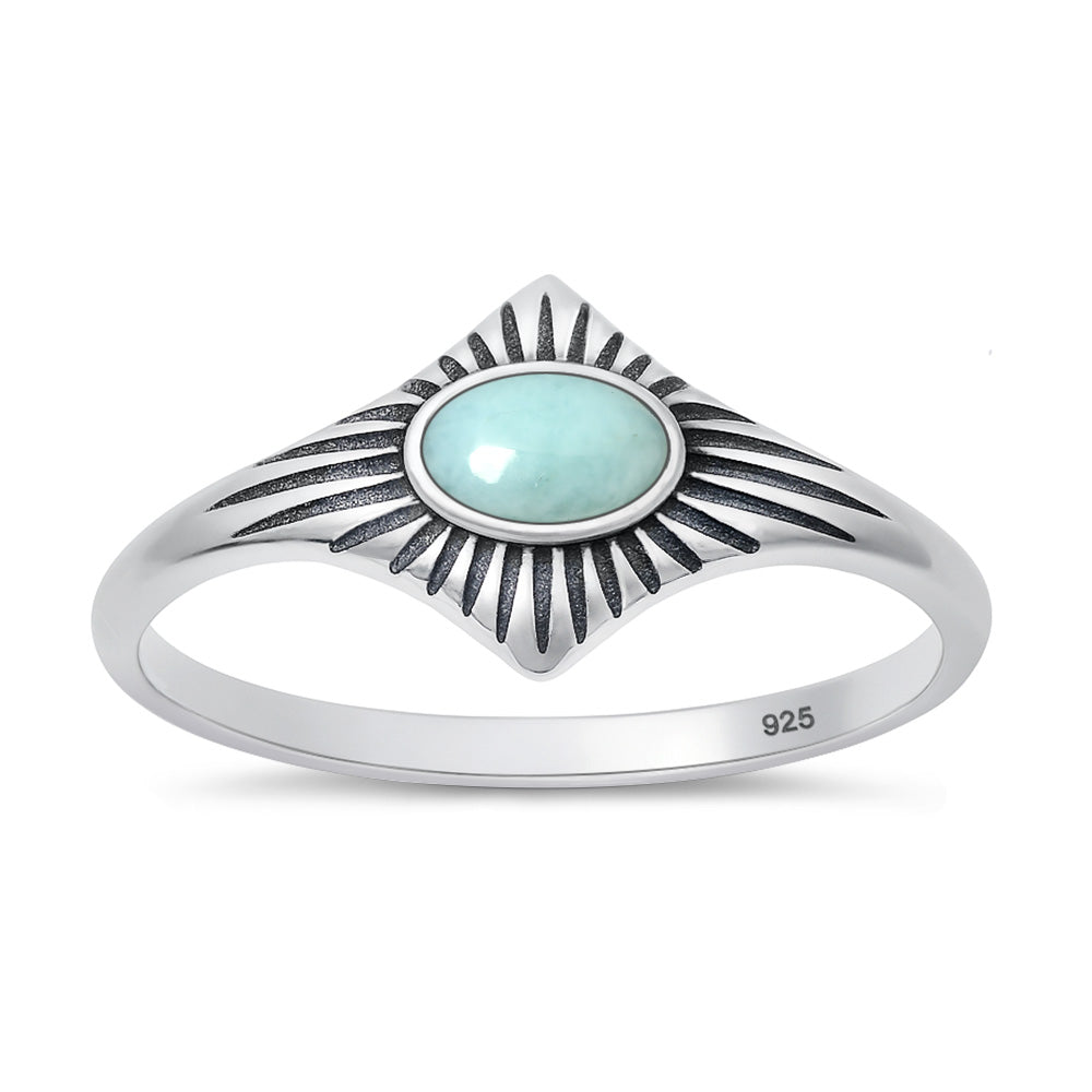 Silver Stone Ring