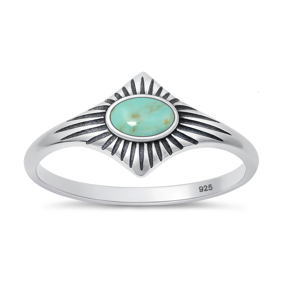 Silver Stone Ring