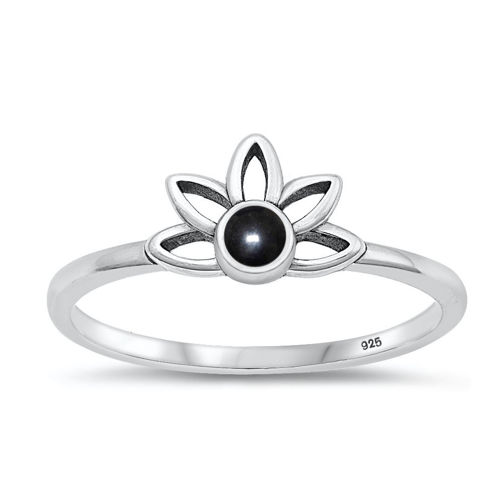 Silver Stone Ring
