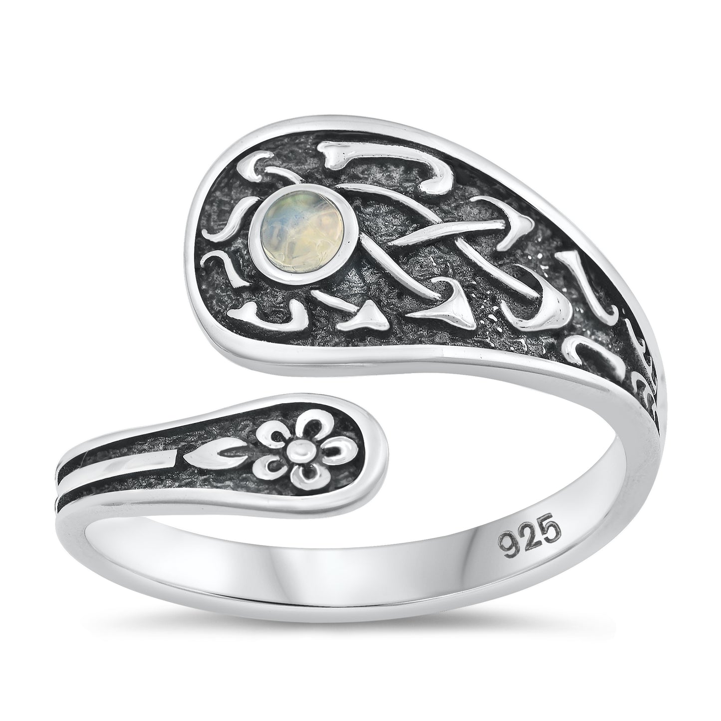 Silver Lab Opal Ring - Silver Spoon