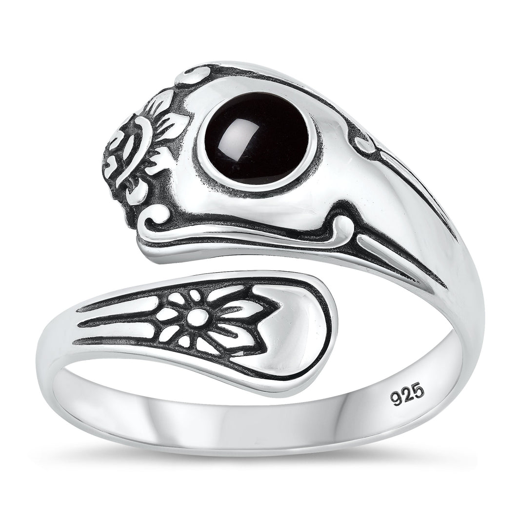 Silver Stone Ring - Silver Spoon