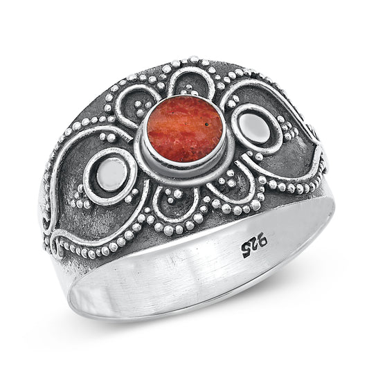 Silver Stone Ring - Bali