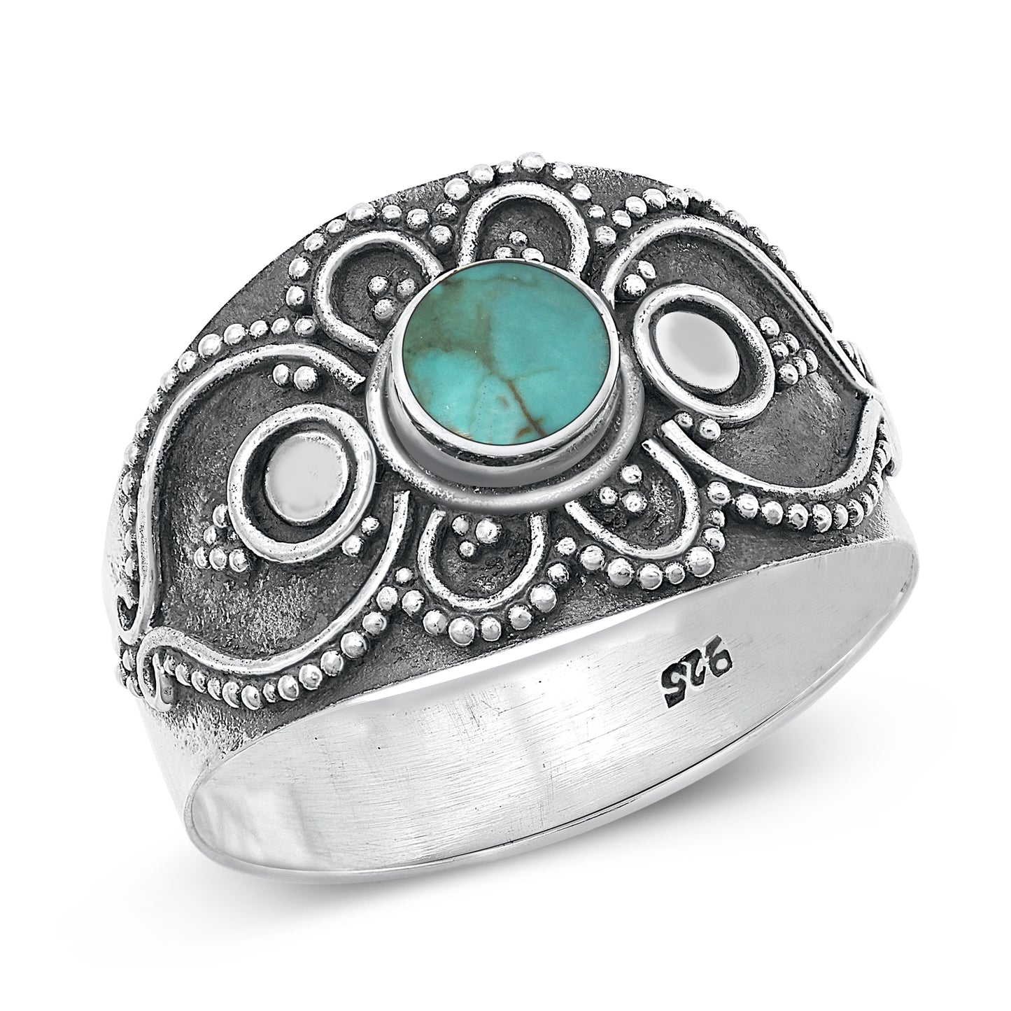 Silver Stone Ring - Bali