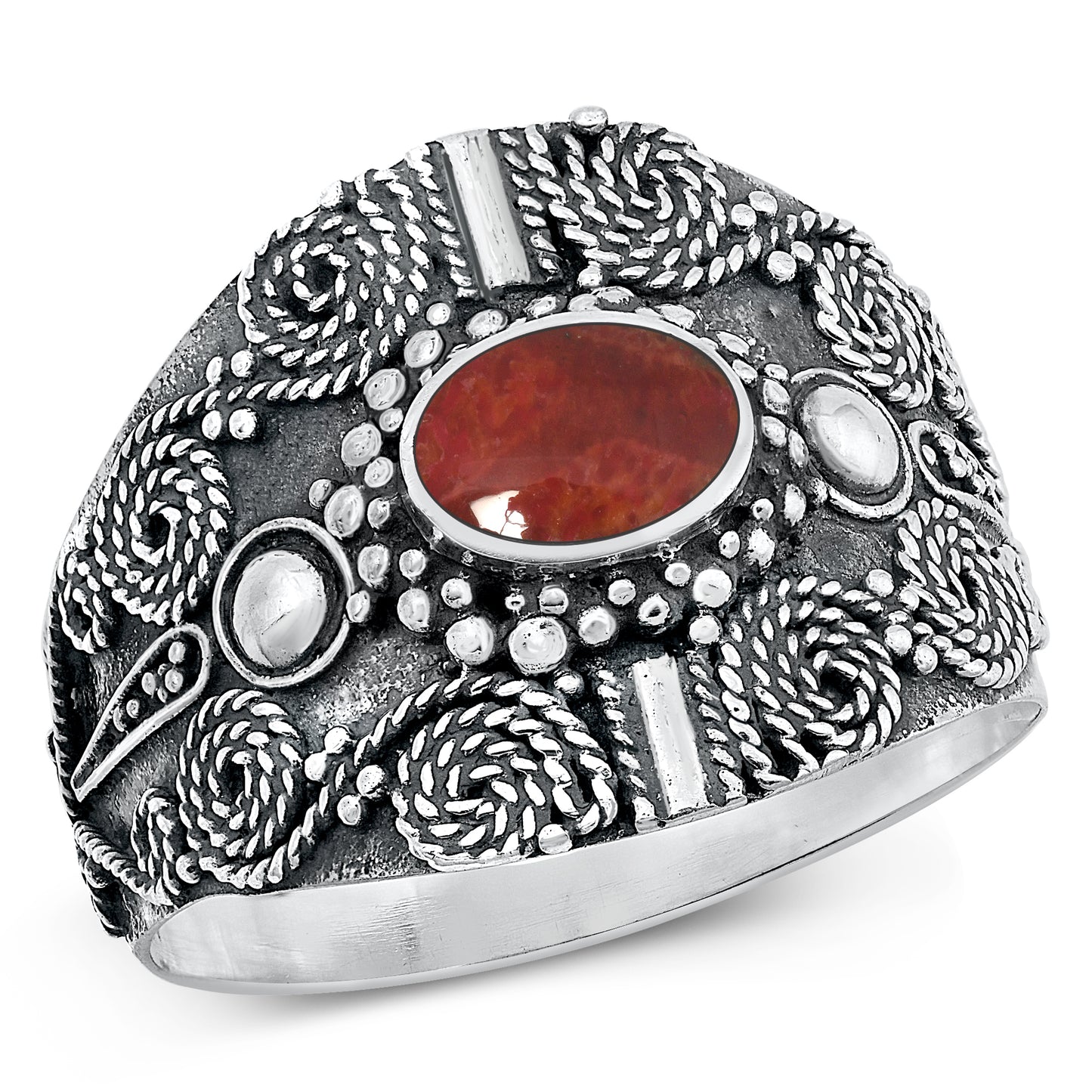 Silver Stone Ring - Bali