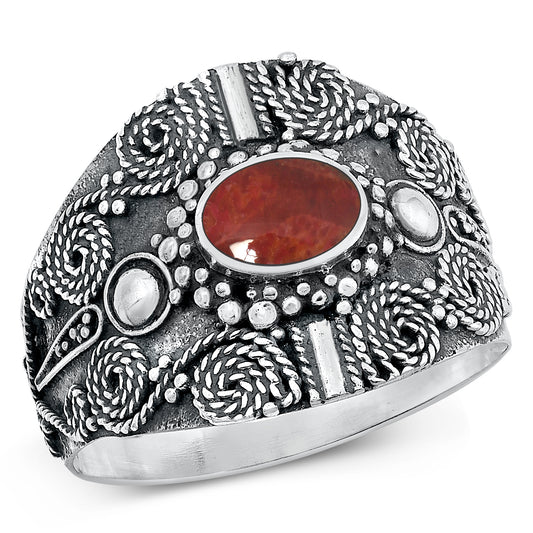 Silver Stone Ring - Bali