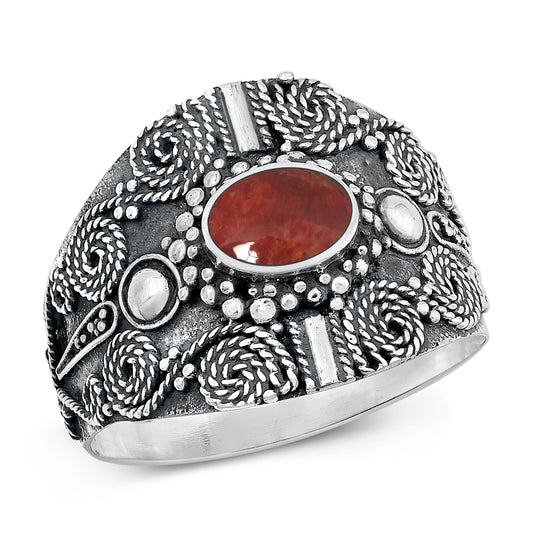 Silver Stone Ring - Bali